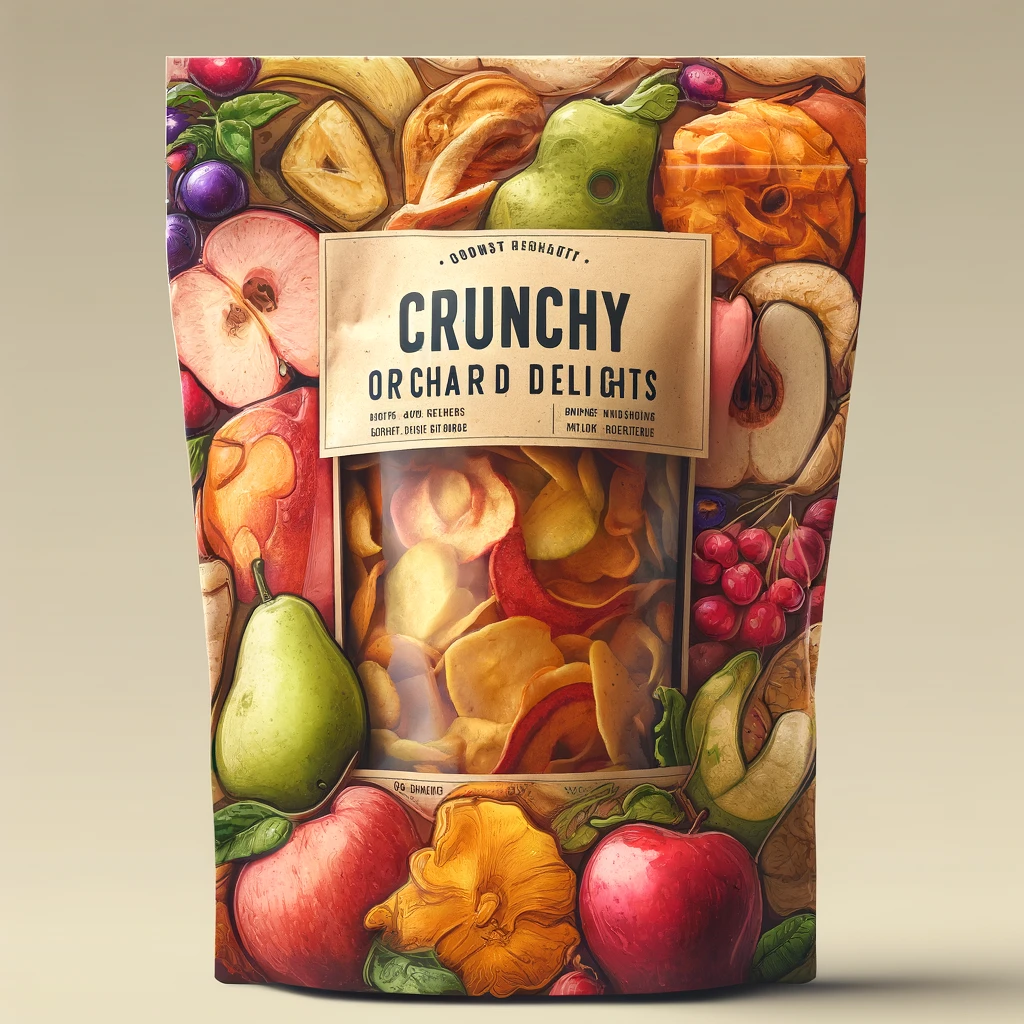 Crunchy Orchard Delights - Gourmet Fruit Chips
